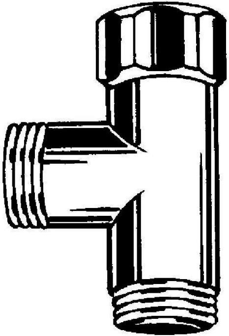 Image du produit Grohe Té 1/2 pouce chromé
