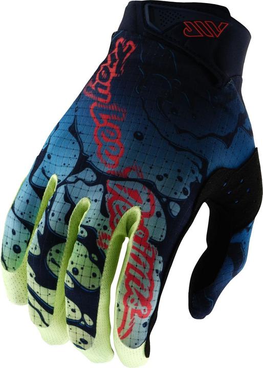 Troy Lee Designs Air Handschuh, Drip, glo yellow/dark navy, XL (XL)