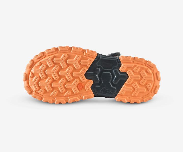 Actual product image Quechua Sandalen Kinder Wandern - NH500 grau/schwarz (32)