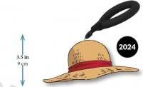 Actual product image Teknofun ONE PIECE - Chapeau de Paille - Lamp LED 9cm