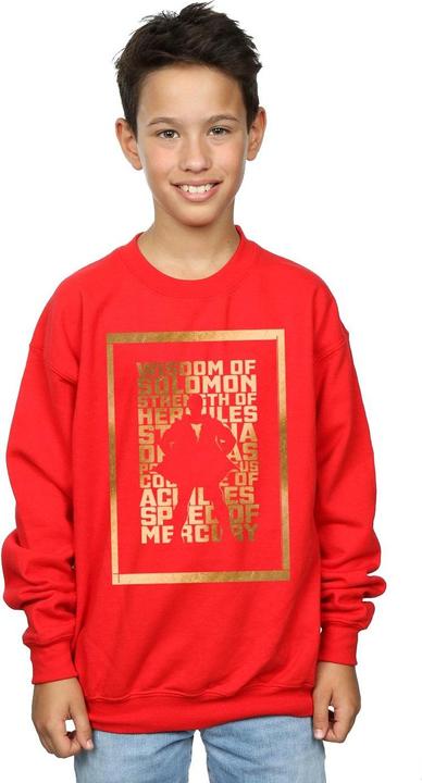 Image du produit - Sweat SHAZAM GOLD TEXT - Garçon (140, 146)