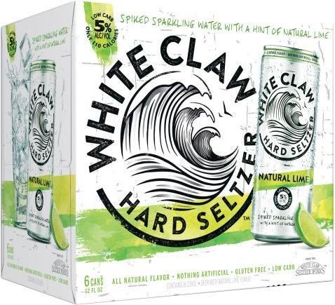 White Claw Hard Seltzer Natural Lime box (24 x 35.5 cl)