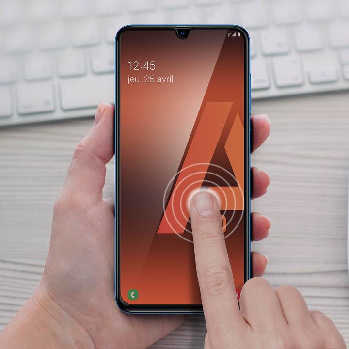 Actual product image Avizar bulletproof glass, glass protective film, protective glass (1 Piece, Samsung Galaxy A70)