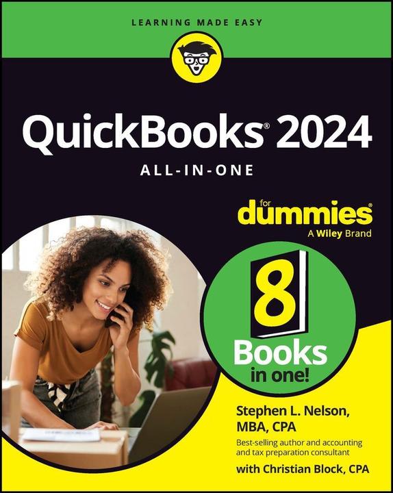 Actual product image QuickBooks 2024 All-in-One For Dummies (English, Stephen L. Nelson, Christian Block, 2023)
