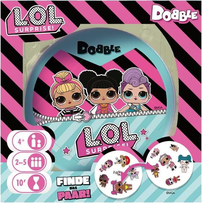 Produktbild Asmodée ZYGD0006 - Dobble L.O.L. Surprise!, Kartenspiel, 2-5 Spieler, ab 4 Jahren (DE-Ausgabe) (Deutsch)