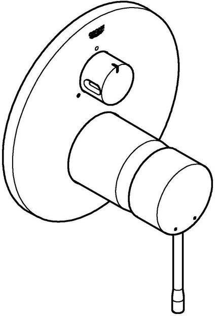 Actual product image Grohe Single-lever mixer ESSENCE FMS for Rapido SmartBox (35600) chrome