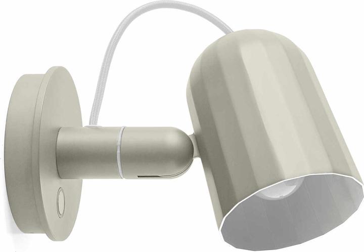HAY Noc Button wall light Off-white (470 lm, E14)