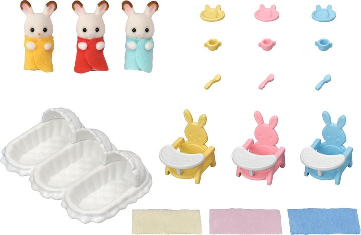 Actual product image Sylvanian Families Triplets Care Set