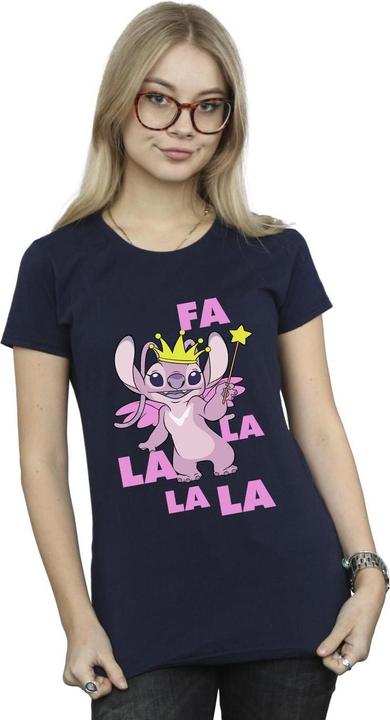 Image du produit Disney - T-shirt LILO & STITCH ANGEL FA LA LA - Femme (XL)