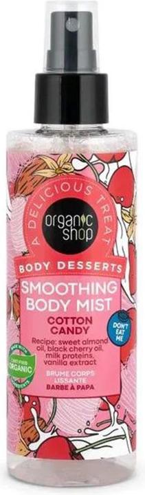 Natura Siberica Organic Shop Body Desserts Cotton Candy Soothing Body Mist - 200 Ml (Körperlotion, 200 ml)