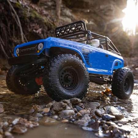 Image du produit Axial SCX10 II Deadbolt Elektro Brushed Crawler 4WD 1:10 RTR bleu (RTR Prêt à fonctionner)