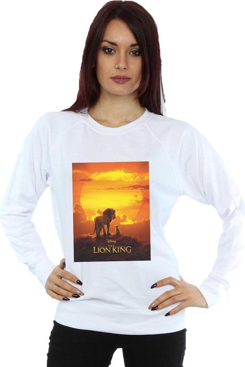 Actual product image Disney Womens/Ladies The Lion King Movie Sunset Poster Sweatshirt (XXL)