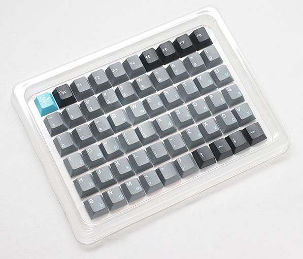 Actual product image Ducky Skyline PBT Tripleshot Set - 133 Keycaps