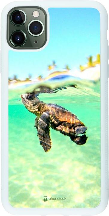 Produktbild PhoneLook Hülle Silikon weiss Turtle Underwater (Apple iPhone 11 Pro Max)