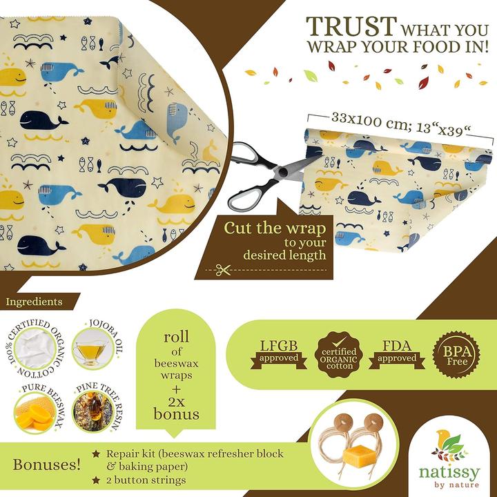 Produktbild Natissy Wachspapier