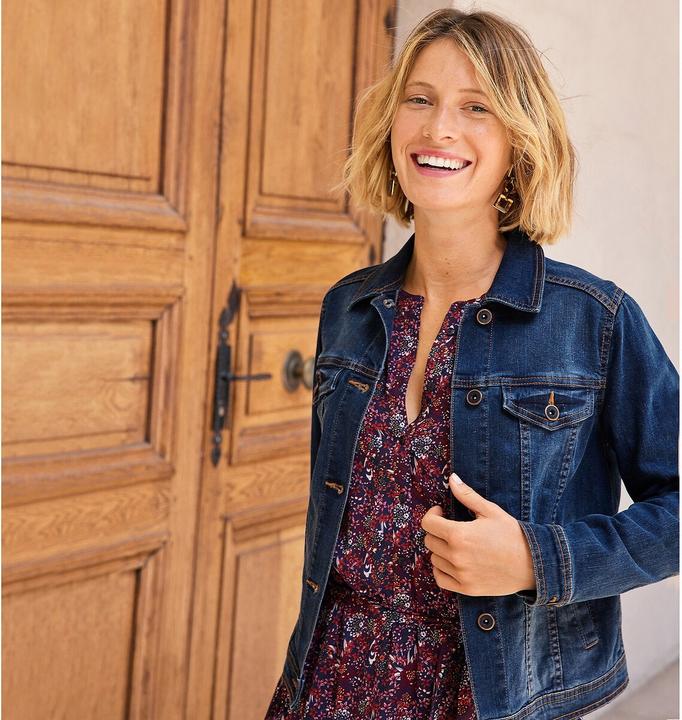 Produktbild Anne Weyburn Jeansjacke aus Stretch-Denim (52)
