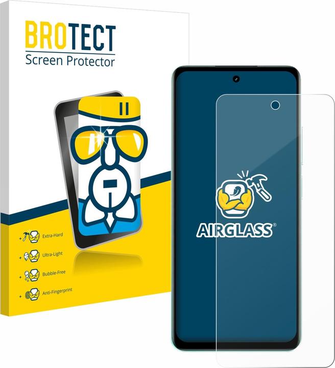 Actual product image BROTECT AirGlass bulletproof glass film (1 Piece, Realme C67 4G)