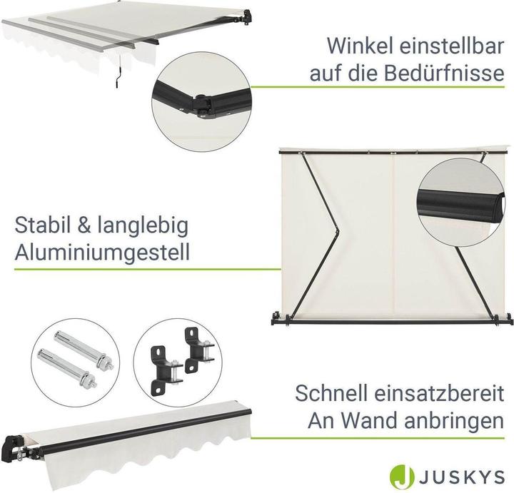 Image du produit Juskys Gelenkarmmarkise (4 m)