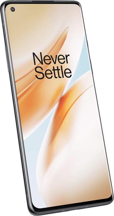 Produktbild OnePlus 8 (8GB) (128 GB, Onyx Black, 6.55", Dual SIM, 48 Mpx, 5G)