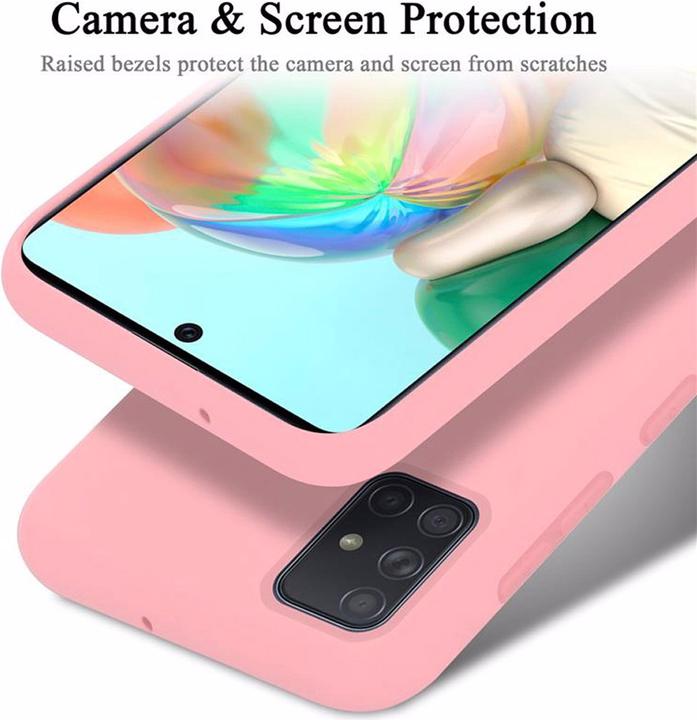 Actual product image Cadorabo TPU Liquid Silicone Case Cover (Samsung Galaxy M40s)