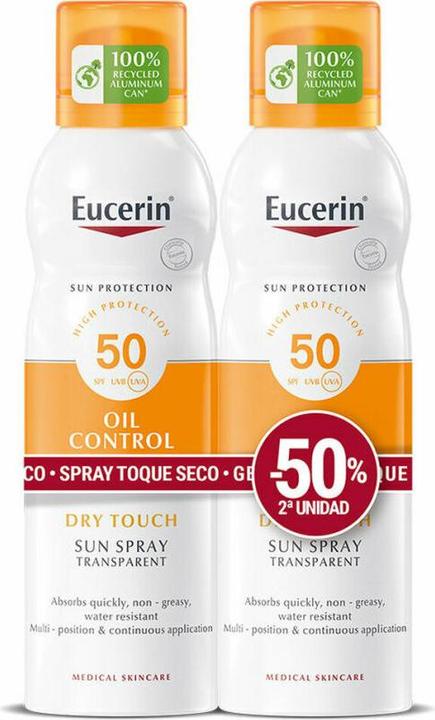 Eucerin SENSITIVE PROTECT sun spray SP50+ promo 2 x 200 ml (Sun spray, SPF 50, 200 ml)