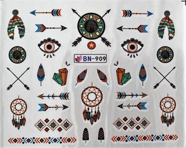 Nagellack24 Nail Art Sticker Wassertransfer 909