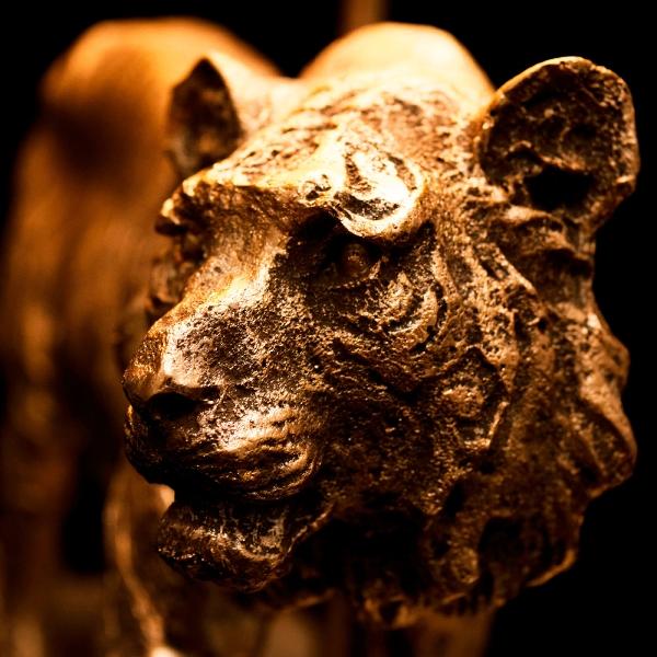 Immagine prodotto Werner Voss Lampada da tavolo Tiger oro nero (E27)