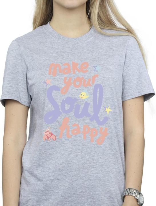 Immagine prodotto Disney The Little Mermaid Happy Maglietta Ampia Donna (XL)