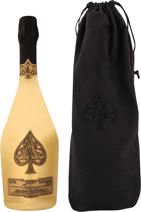 Immagine prodotto Armand de Brignac Champagne Brut Gold in sacchetto di velluto 0,75l 12,5%