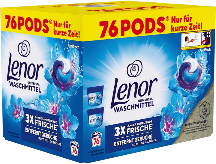 Actual product image Lenor PODs (76 Washing cycles, Pods)