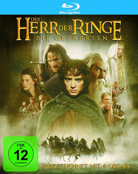Le Seigneur des Anneaux : Les Compagnons (Blu-ray, 2001, Anglais, Allemand)