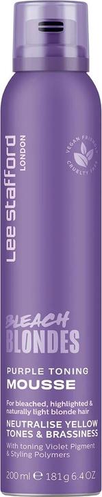 Produktbild Lee Stafford Bleach Blondes Purple Toning Mousse 200 ml (200 ml, Schaumfestiger)