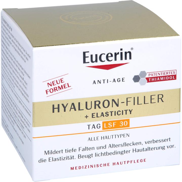 Actual product image Eucerin HYALURON-FILLER + ELASTICITY Day Care SPF 30 (50 ml, Day cream, SPF 30)