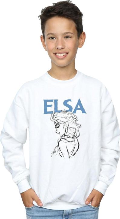 Immagine prodotto Disney Frozen Elsa Profile Sketch Felpa Ragazzi (116)