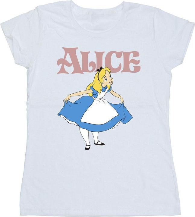 Actual product image Disney Womens/Ladies Alice In Wonderland Take A Bow Cotton T-Shirt (XXL)