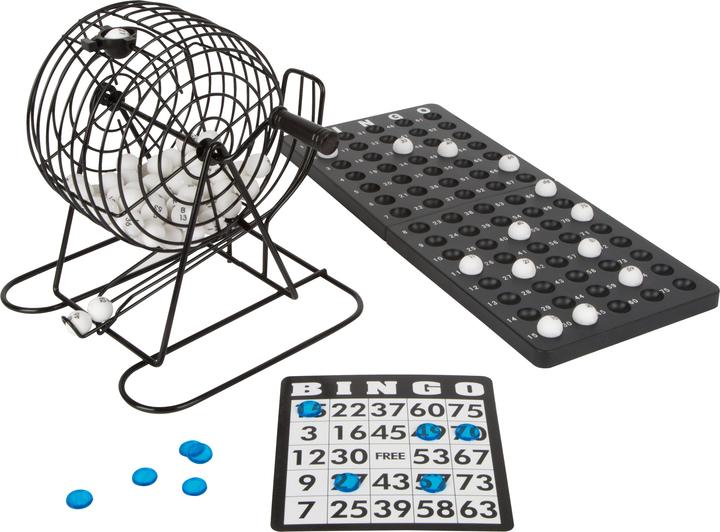 Productafbeelding small foot Bingo-trommel met accessoires (Duits, Frans, Italiaans, Engels)