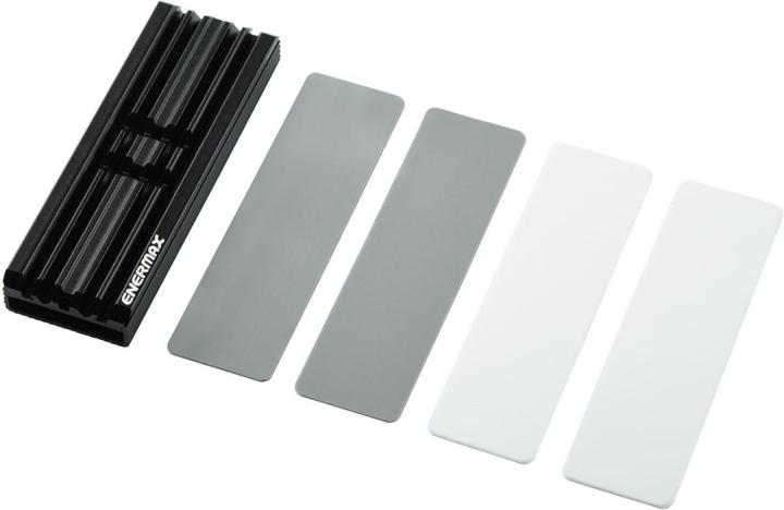 Immagine prodotto Enermax Dissipatore in alluminio per SSD M.2 2280 per PS5/PC bifacciale con cuscinetti termici ESC001-B