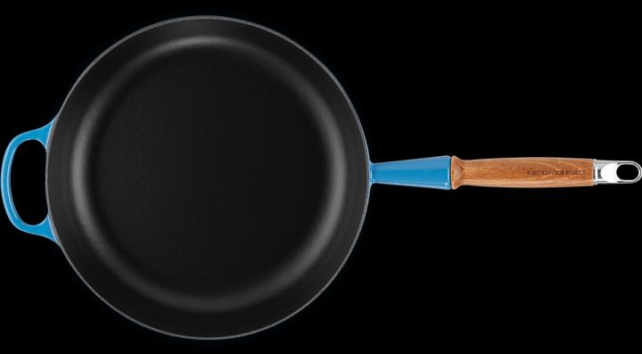 Actual product image Le Creuset Sauté Pan Sig 28cm Azure (28 cm, Frying pan, Cast iron)