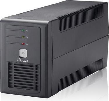Actual product image L-Link LL-5707 Uninterruptible Power Supply (UPS) Line-Interactive 0.7 kVA 360 W 2 AC Outputs (0.70 VA, 360 W, Line-interactive UPS)