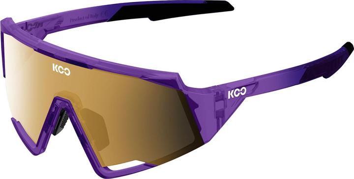 Verre violet, Lentilles miroir or