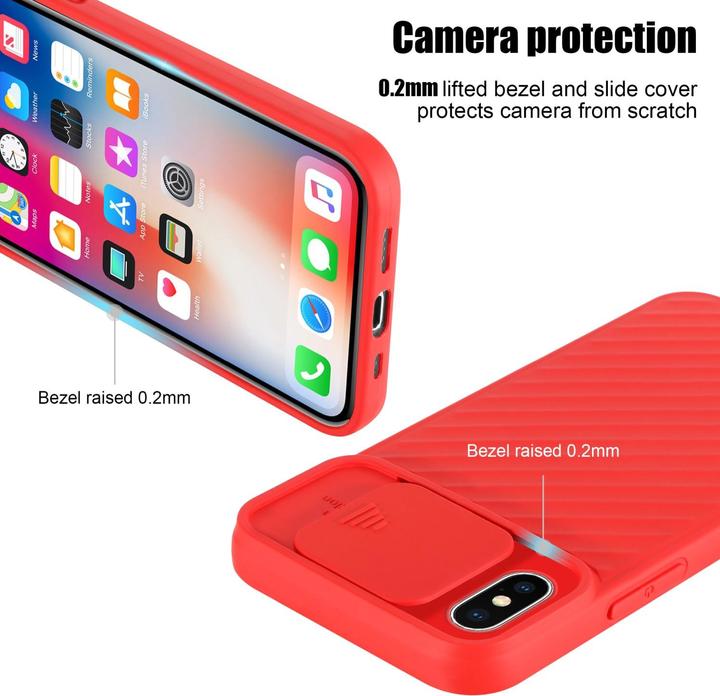 Immagine prodotto Cadorabo Cover in TPU con protezione della fotocamera (Apple iPhone XR)