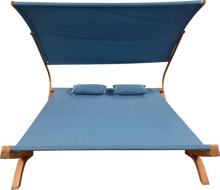 Produktbild Axi Mallorca Doppelbett mit Sonnenschirm Blau (200 cm)