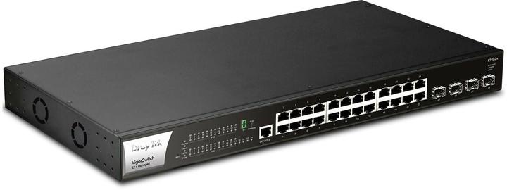 Draytek Switch 440mm VigorSwitch P-2282X 4*SFP+/24*GE/PoE+ retail (28 Ports)