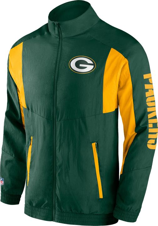 Actual product image Fanatics Green Bay Packers Foundation Crinkle Track Jacket - M (M)