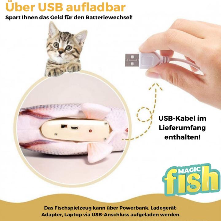 Image du produit Best direct Magic Fish (Jouet en peluche chat)