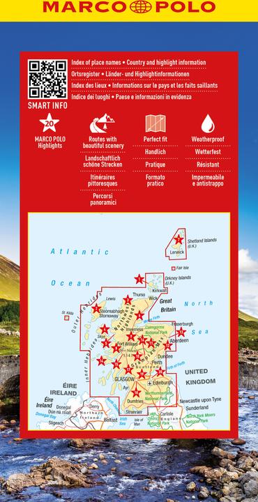Produktbild Reisekarte Schottland 1:350.000