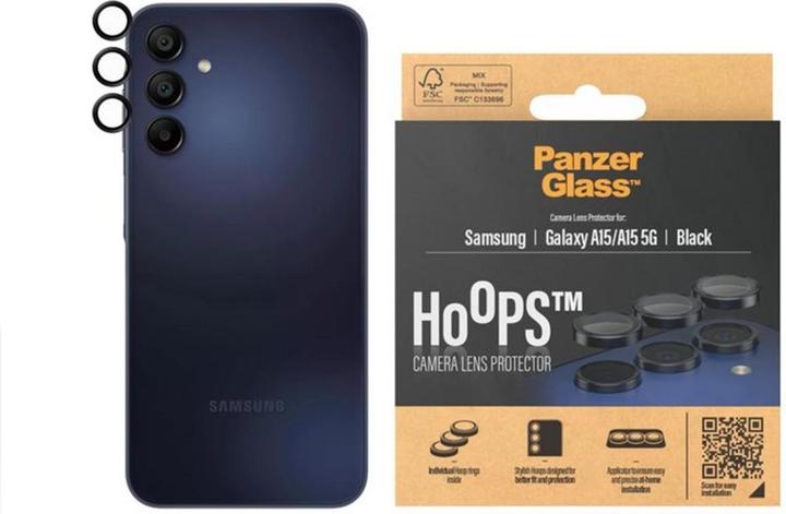 Produktbild PanzerGlass Hoops Camera Lens Protector (1 Stück, Samsung Galaxy A14 5G, Samsung Galaxy A15)