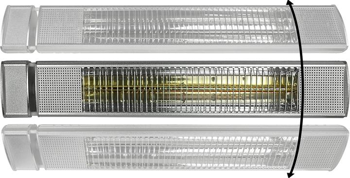 Productafbeelding Indoba Stralingsverwarming 2000W infraroodverwarming voor wandmontage (2000 W)