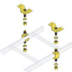 Actual product image Middle Atlantic Slotted Ladder Support Hardware with Ceiling Hang Kit