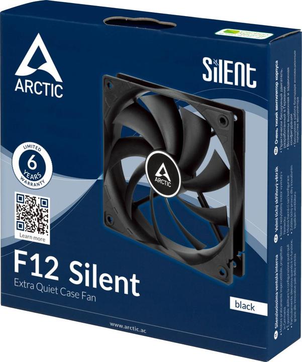 Produktbild Arctic Lüfter 120*120*25 F12 Silent (black) (120 mm, 1 x)